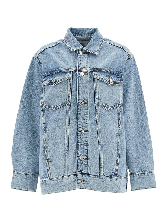 Oversized Denim Jacket-FRAME-JOHN JULIA