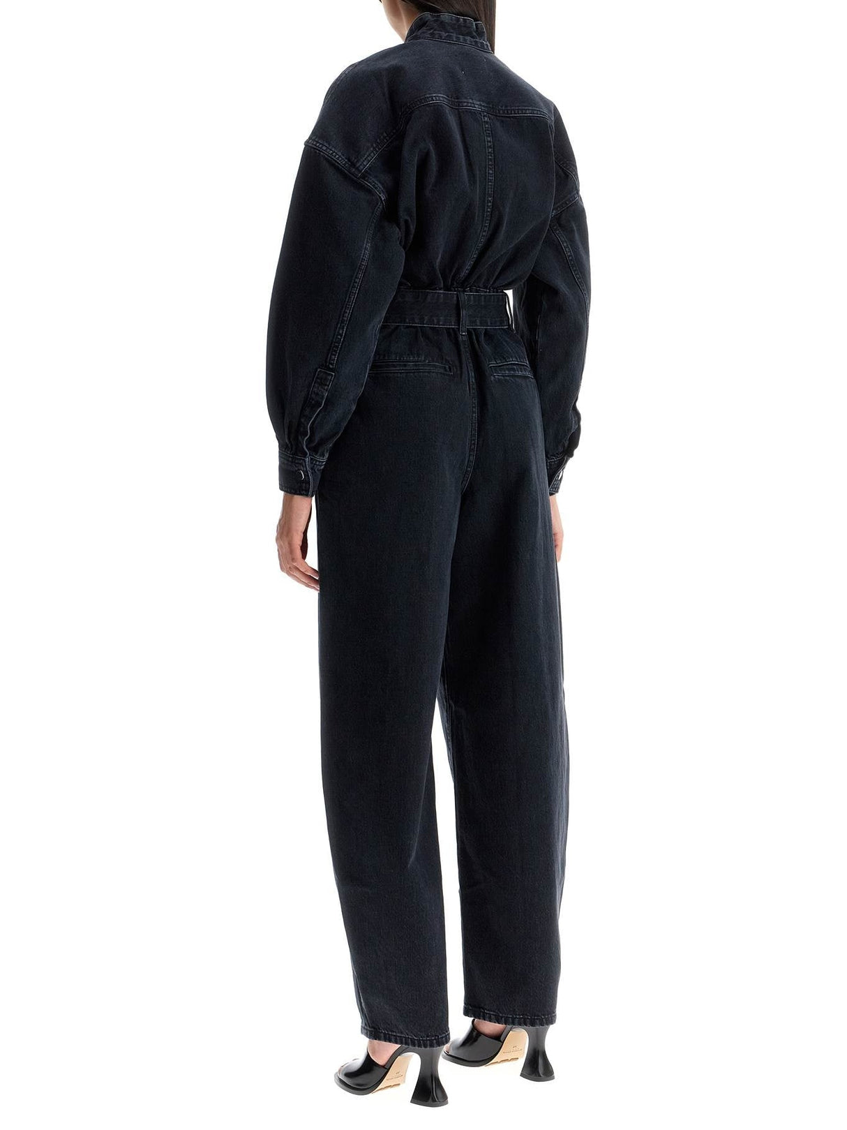 Cocoon Denim Jumpsuit-Frame-JOHN JULIA