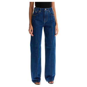 Lu Pleated Effect Jeans