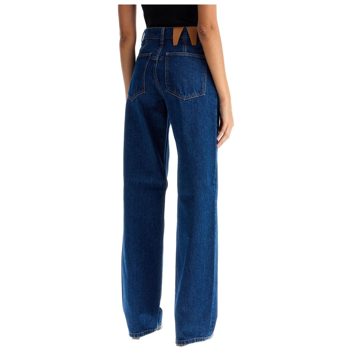 Lu Pleated Effect Jeans