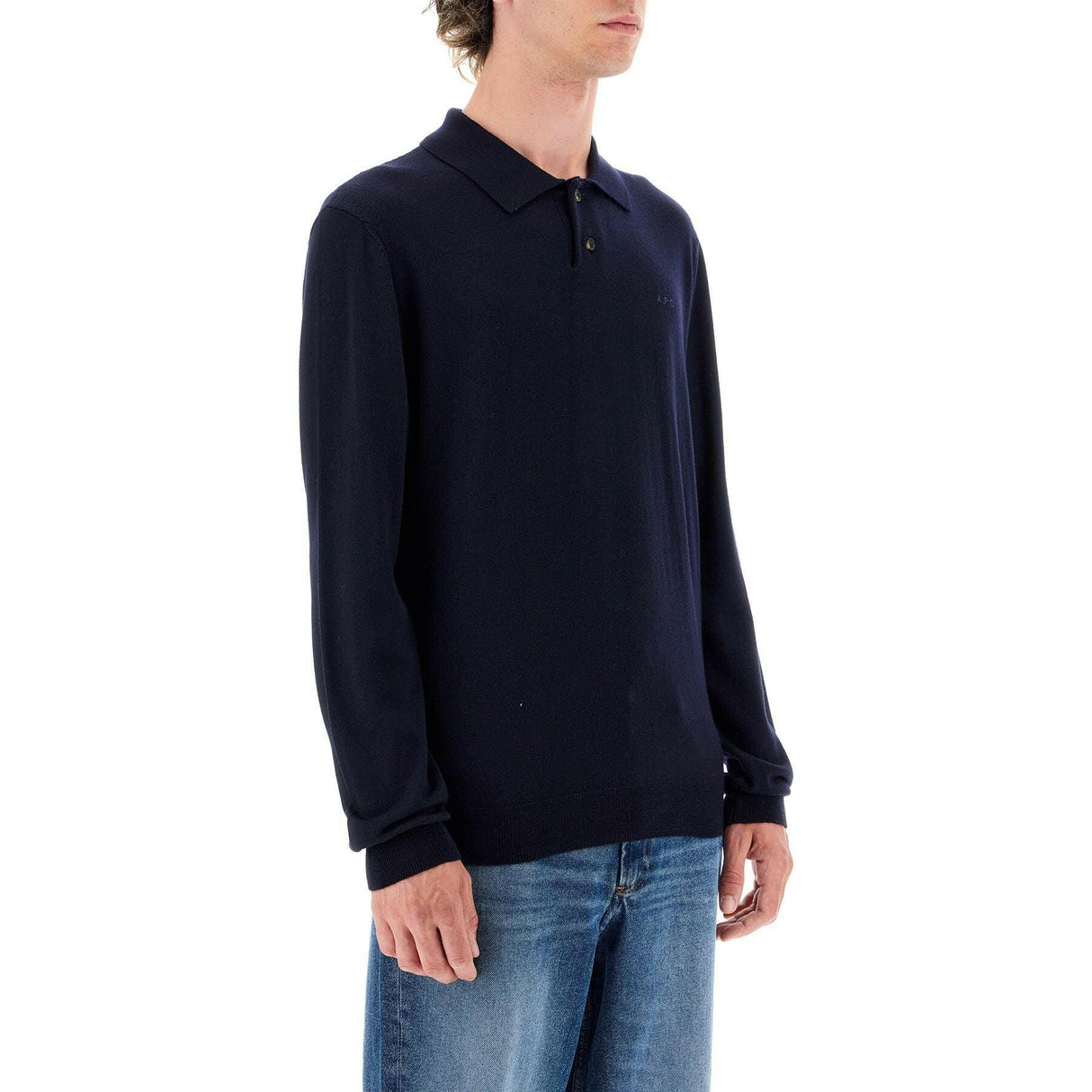 Jacob Wool Polo Sweater.