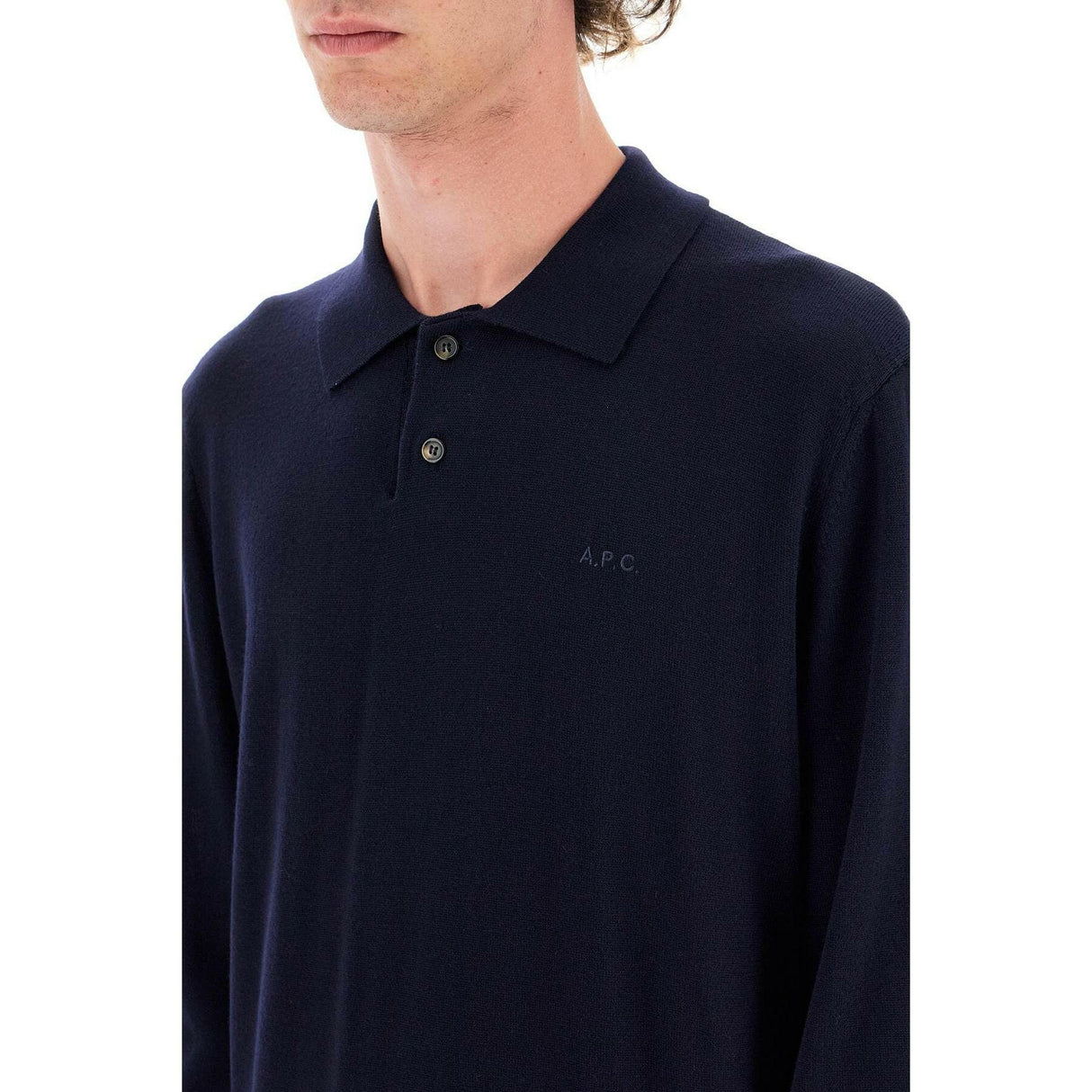 Jacob Wool Polo Sweater.