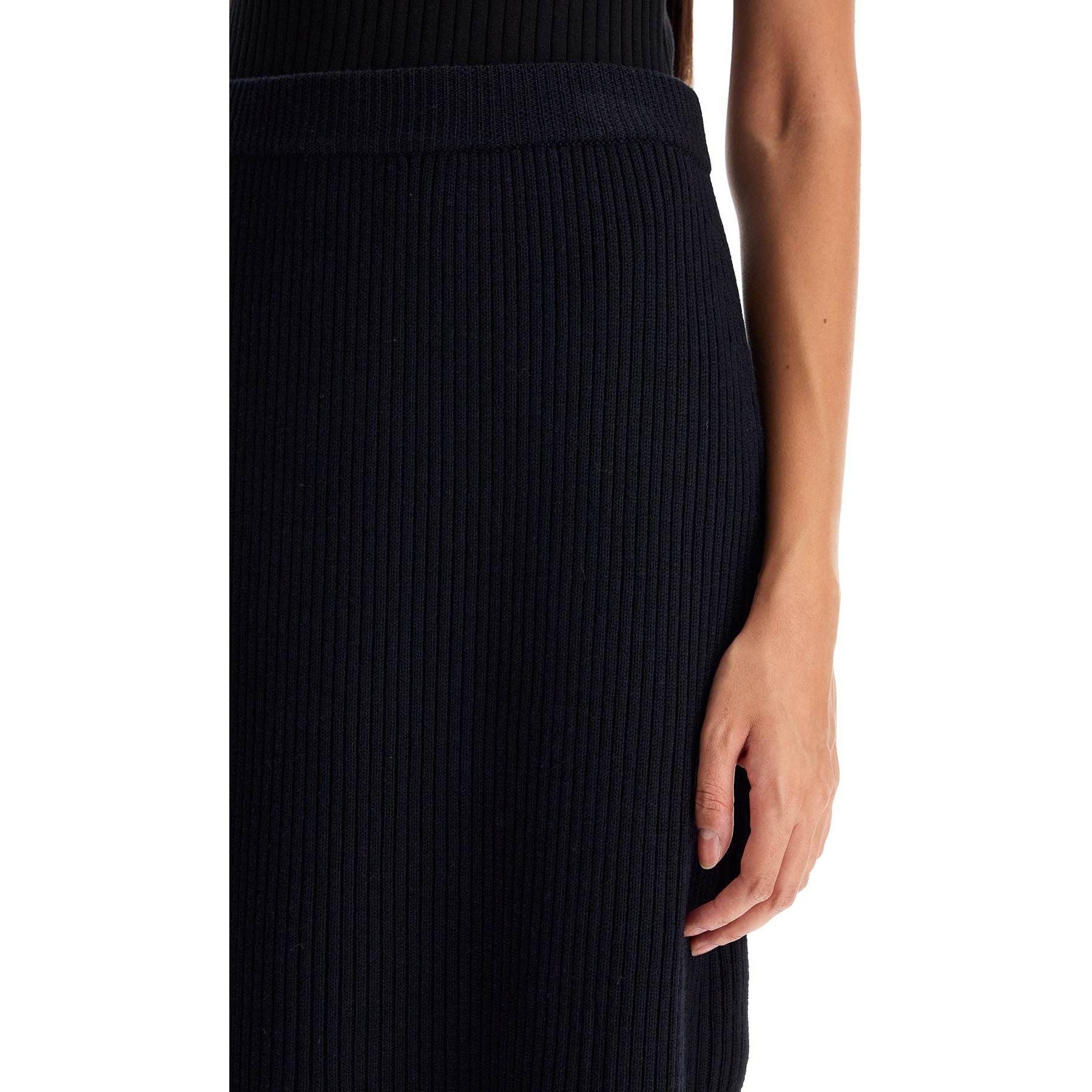 Phoebe Ribbed Wool Skirt