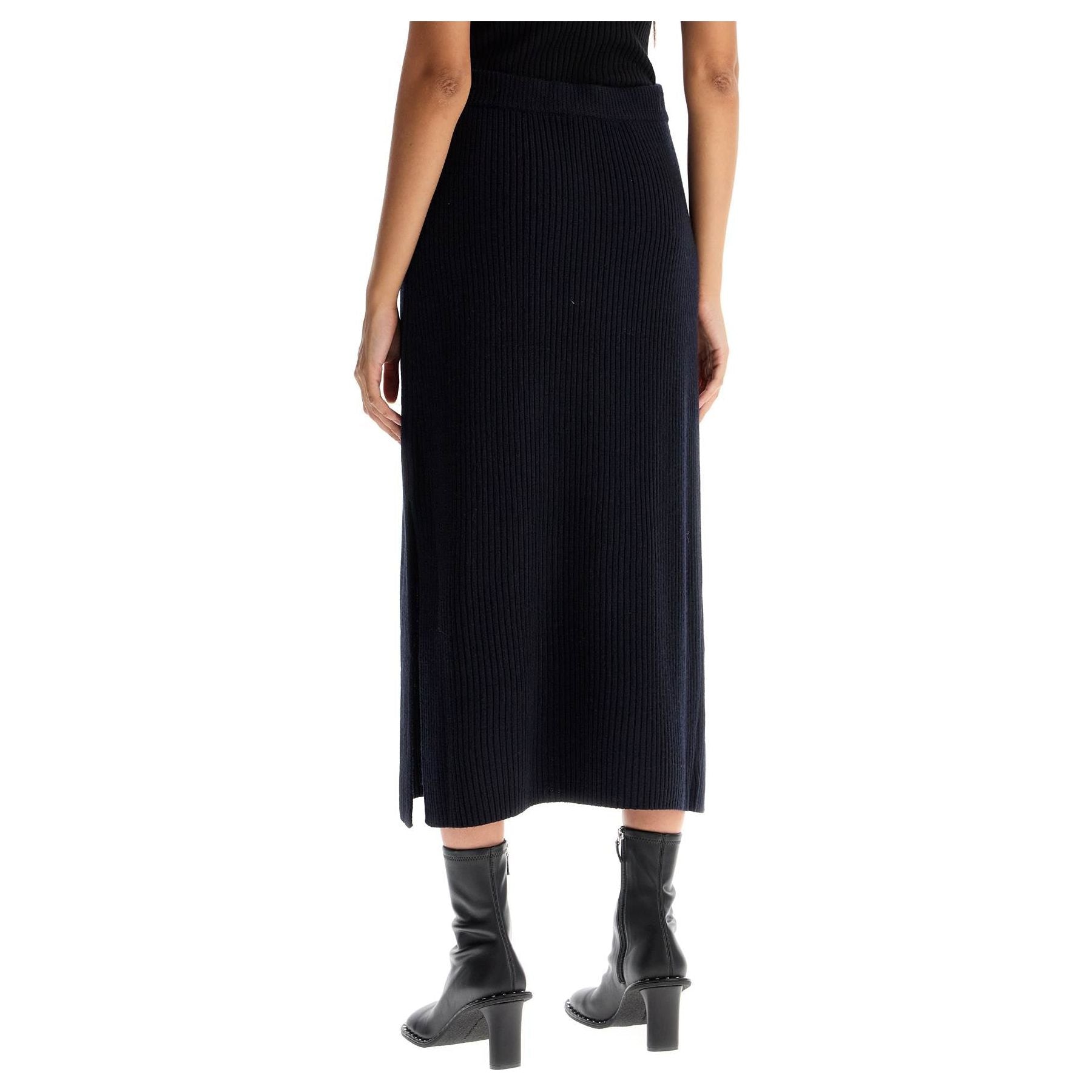 Phoebe Ribbed Wool Skirt