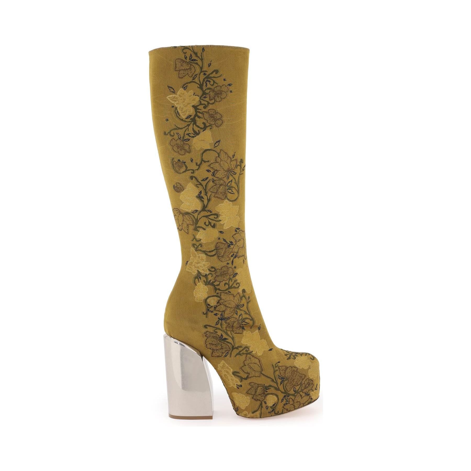 Embroidered Floral Boots