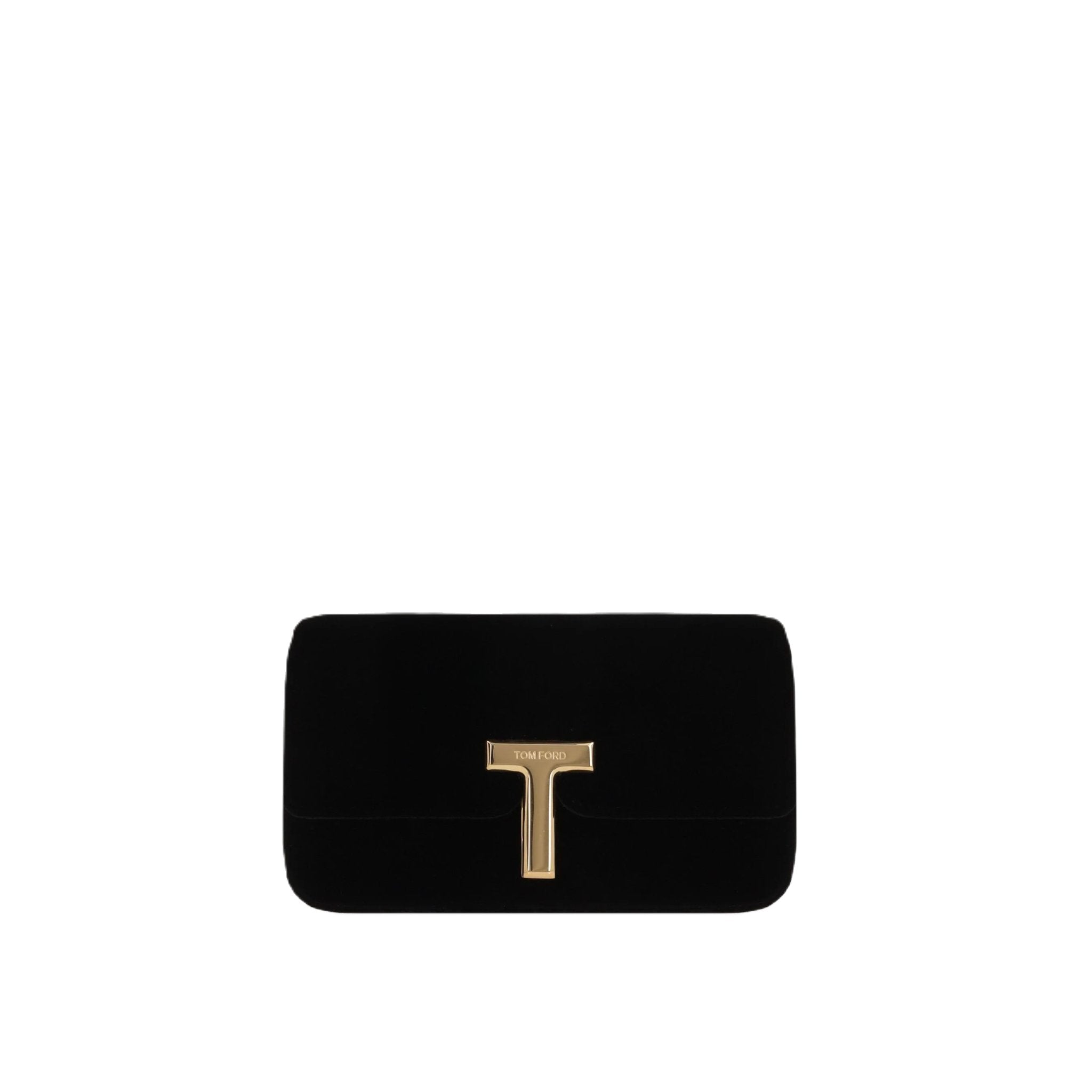 Wallis Mini Velvet Shoulder Bag-TOM FORD-JOHN JULIA