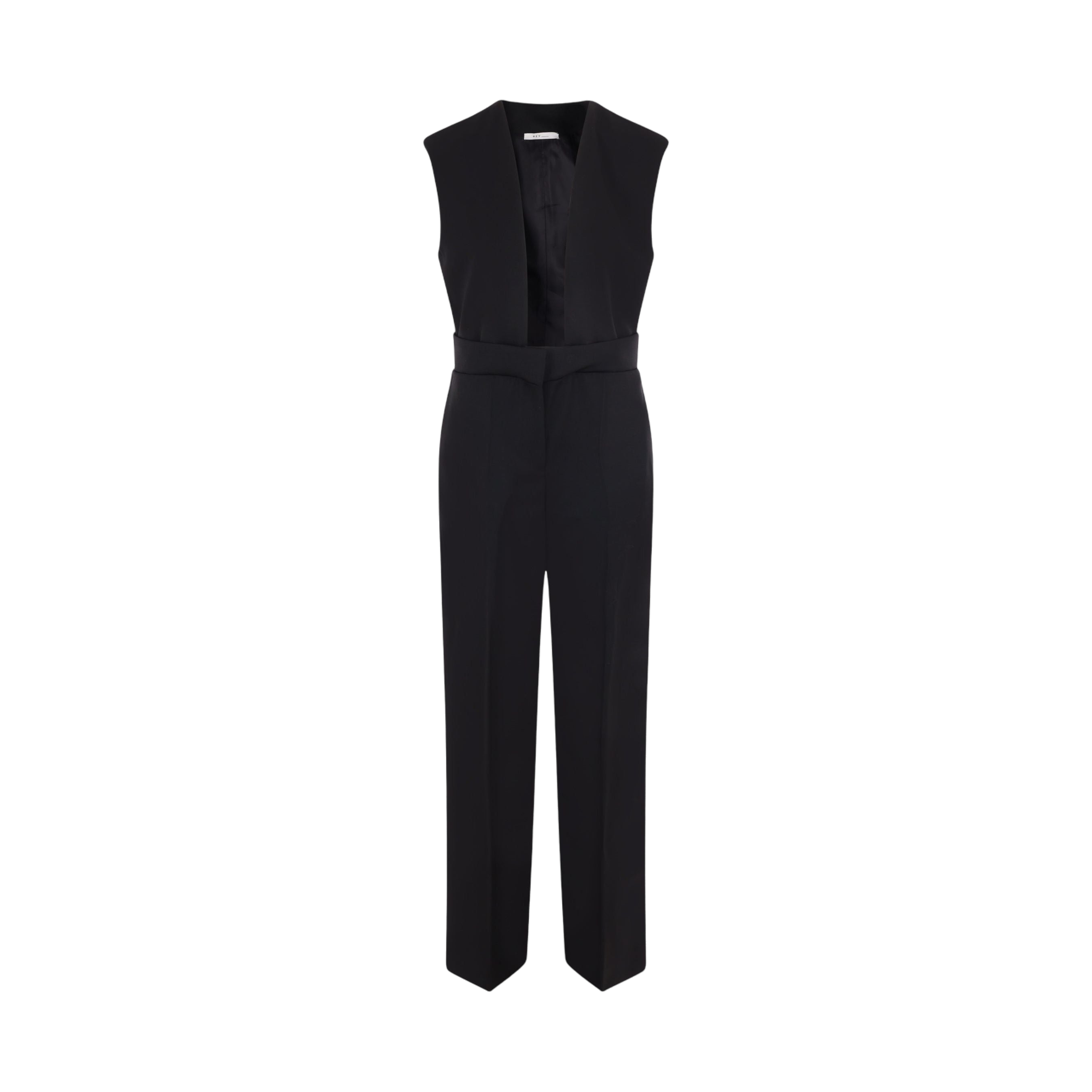 Ward Wool Sleeveless Jumpsuit-REV-JOHN JULIA