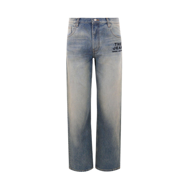 Washed Straight-leg Jeans-MARC JACOBS-JOHN JULIA