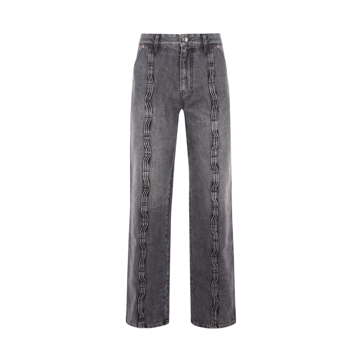 Wave Denim Wide-leg Jeans-ANDERSSON BELL-JOHN JULIA