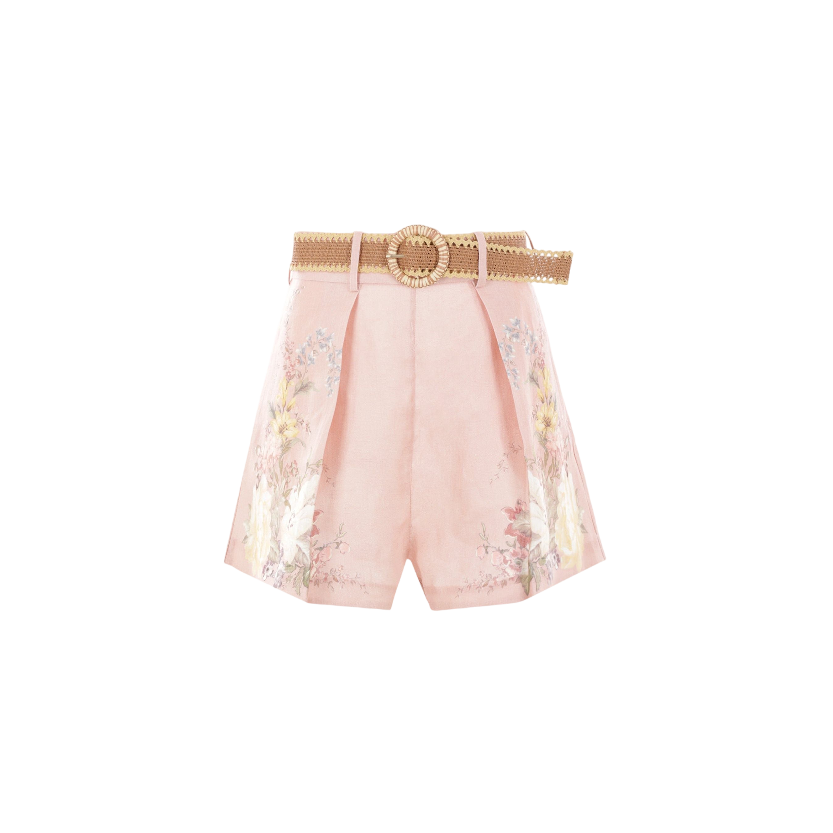 Waverly Linen Shorts-ZIMMERMANN-JOHN JULIA