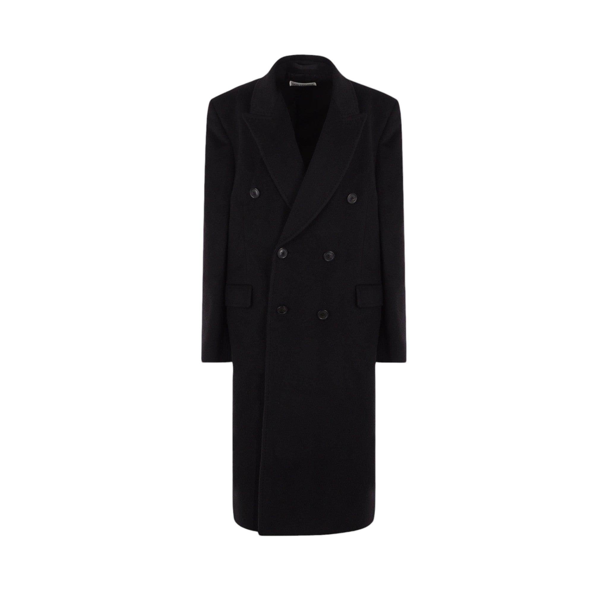 Whale Double-breasted Mohair Wool Coat-OUR LEGACY-JOHN JULIA