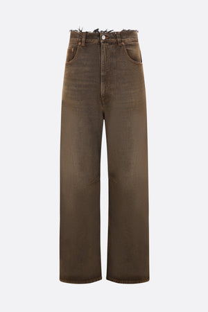 Wide-Leg Denim Jeans-MM6 MAISON MARGIELA-JOHN JULIA