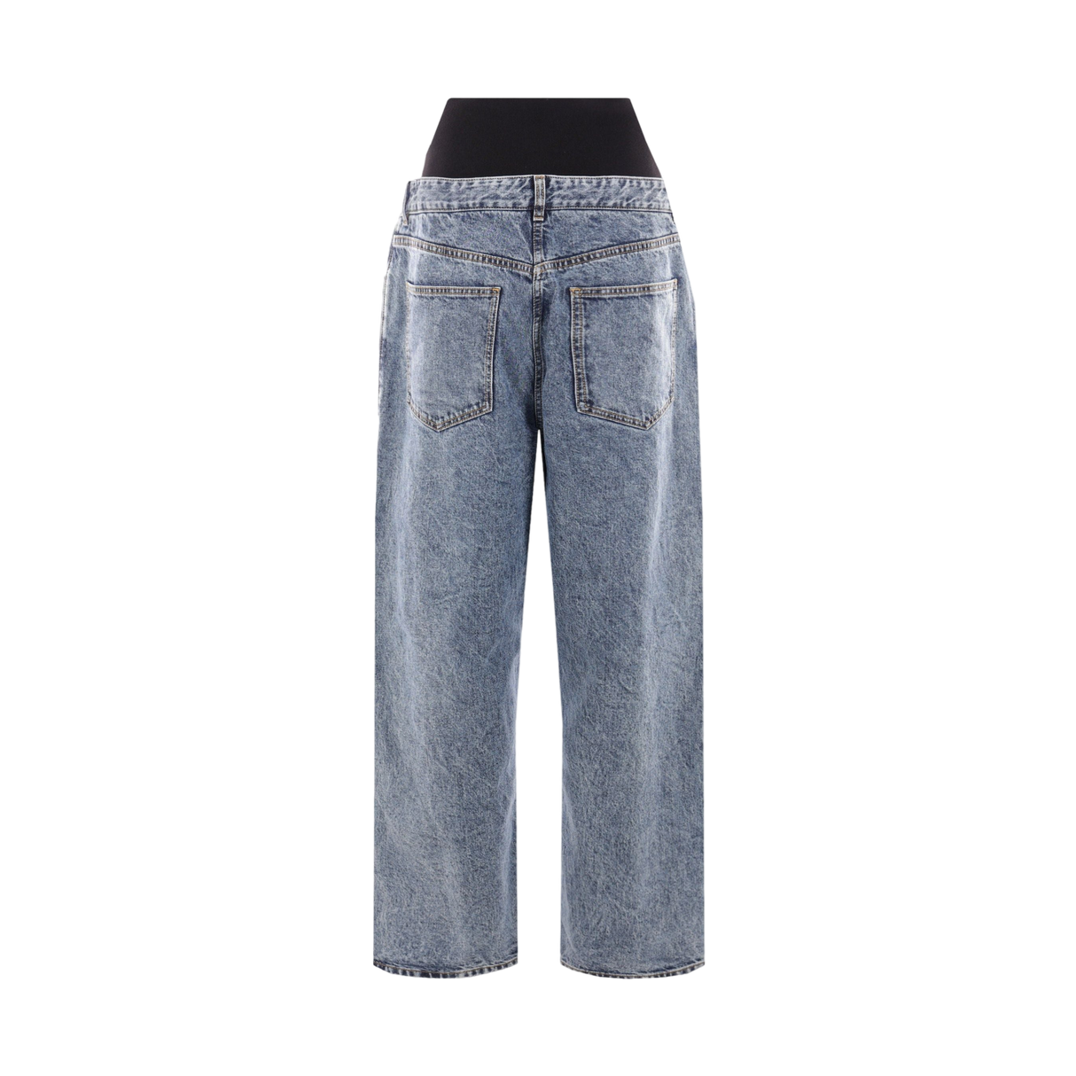 Wide-leg Denim Jeans-ALAÏA-JOHN JULIA