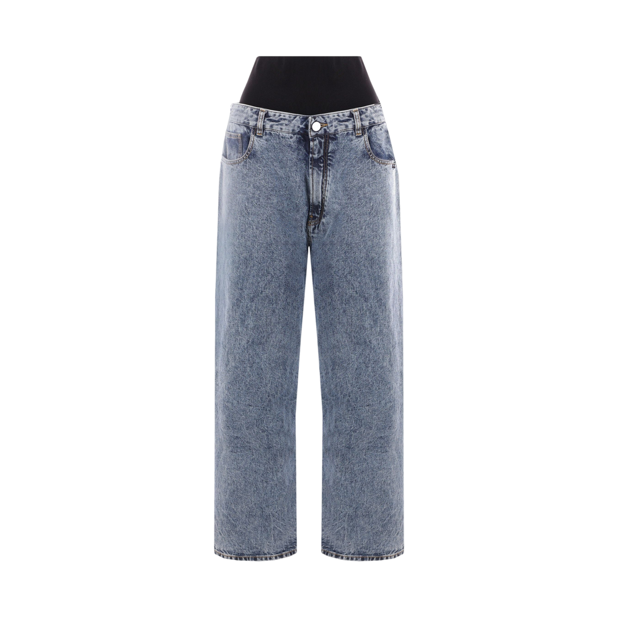 Wide-leg Denim Jeans-ALAÏA-JOHN JULIA