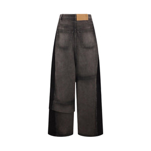 Wide-Leg Denim Jeans-MM6 MAISON MARGIELA-JOHN JULIA