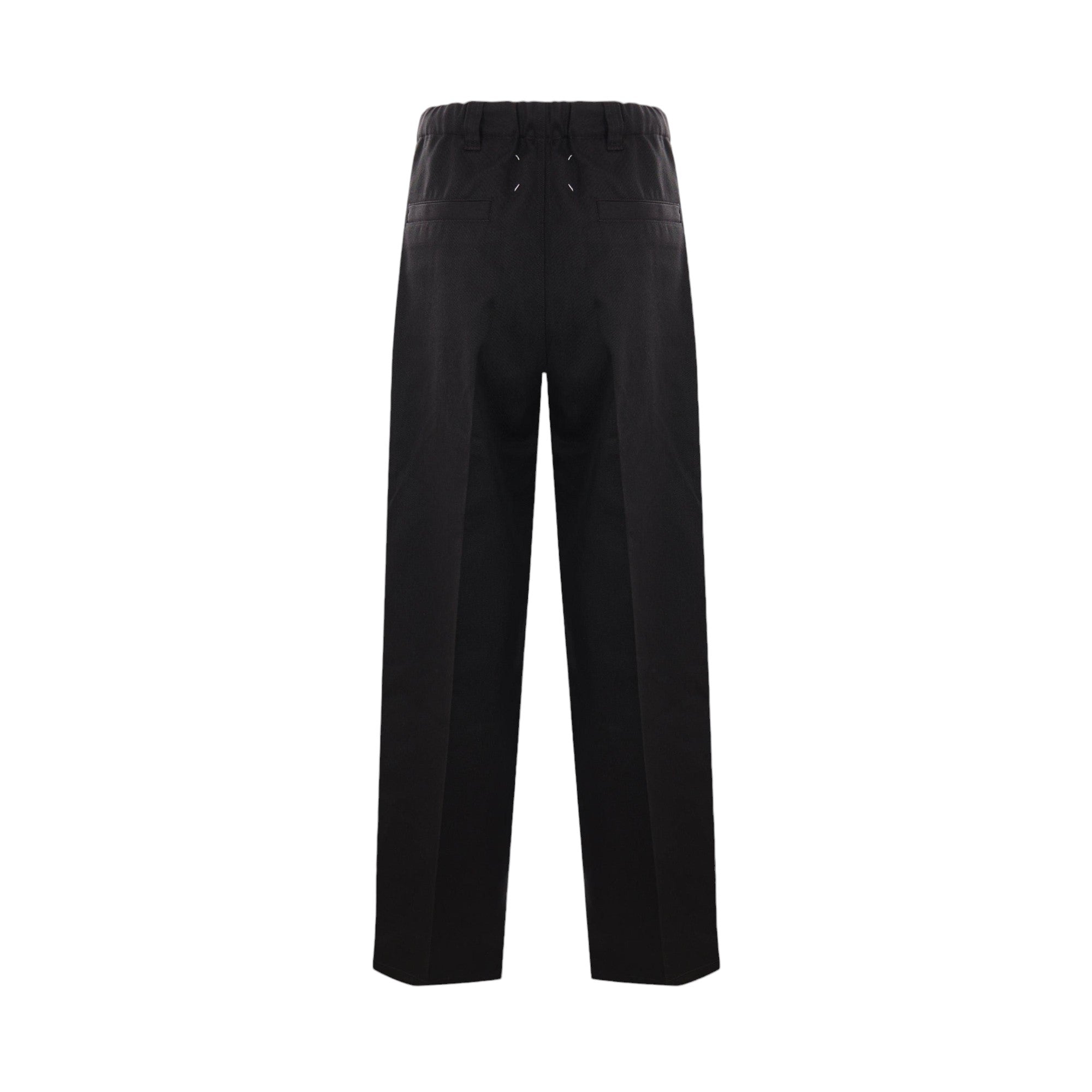 Wide-leg Drill Trousers-MAISON MARGIELA-JOHN JULIA