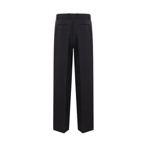 Wide-leg Gabardine Trousers-GUCCI-JOHN JULIA