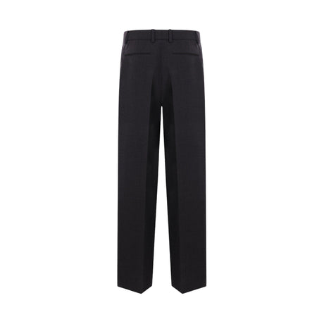 Wide-leg Gabardine Trousers-GUCCI-JOHN JULIA