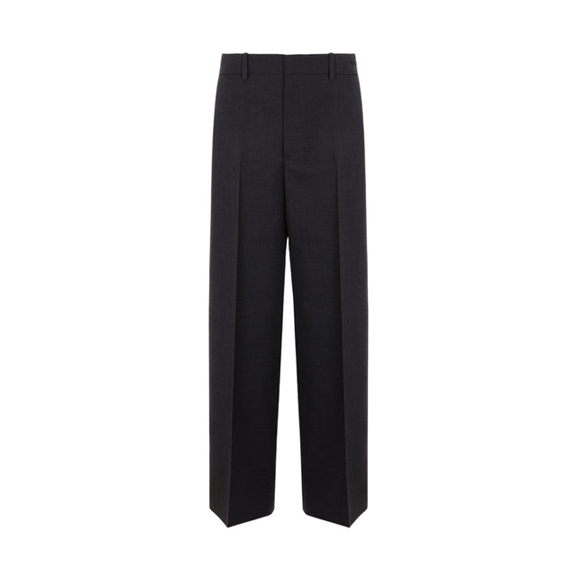 Wide-leg Gabardine Trousers-GUCCI-JOHN JULIA