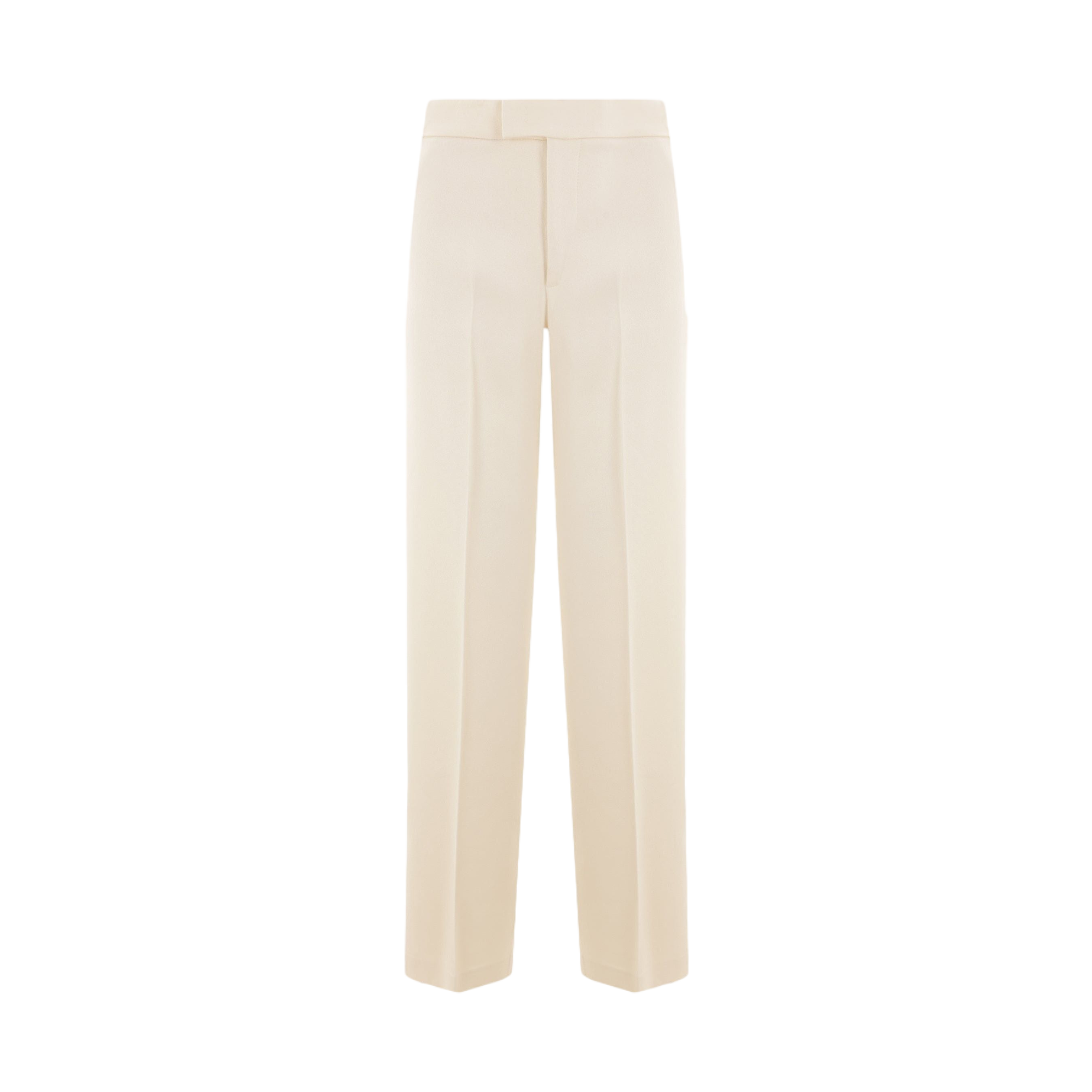 Wide-leg Stretch Cady Trousers-BLUMARINE-JOHN JULIA