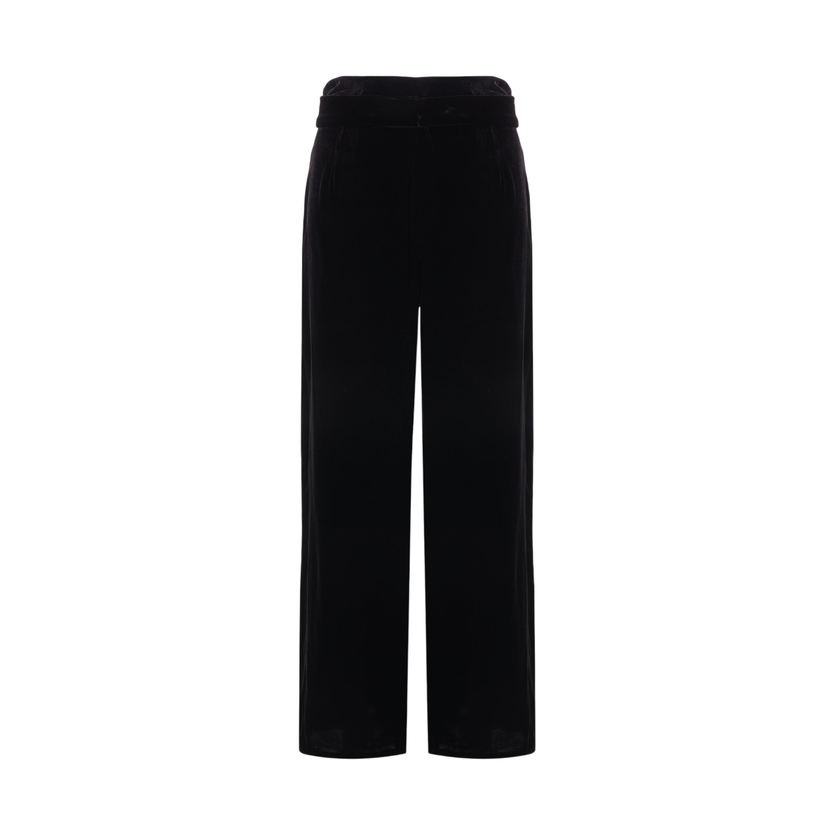 Wide-leg Velvet Trousers-DUSAN-JOHN JULIA