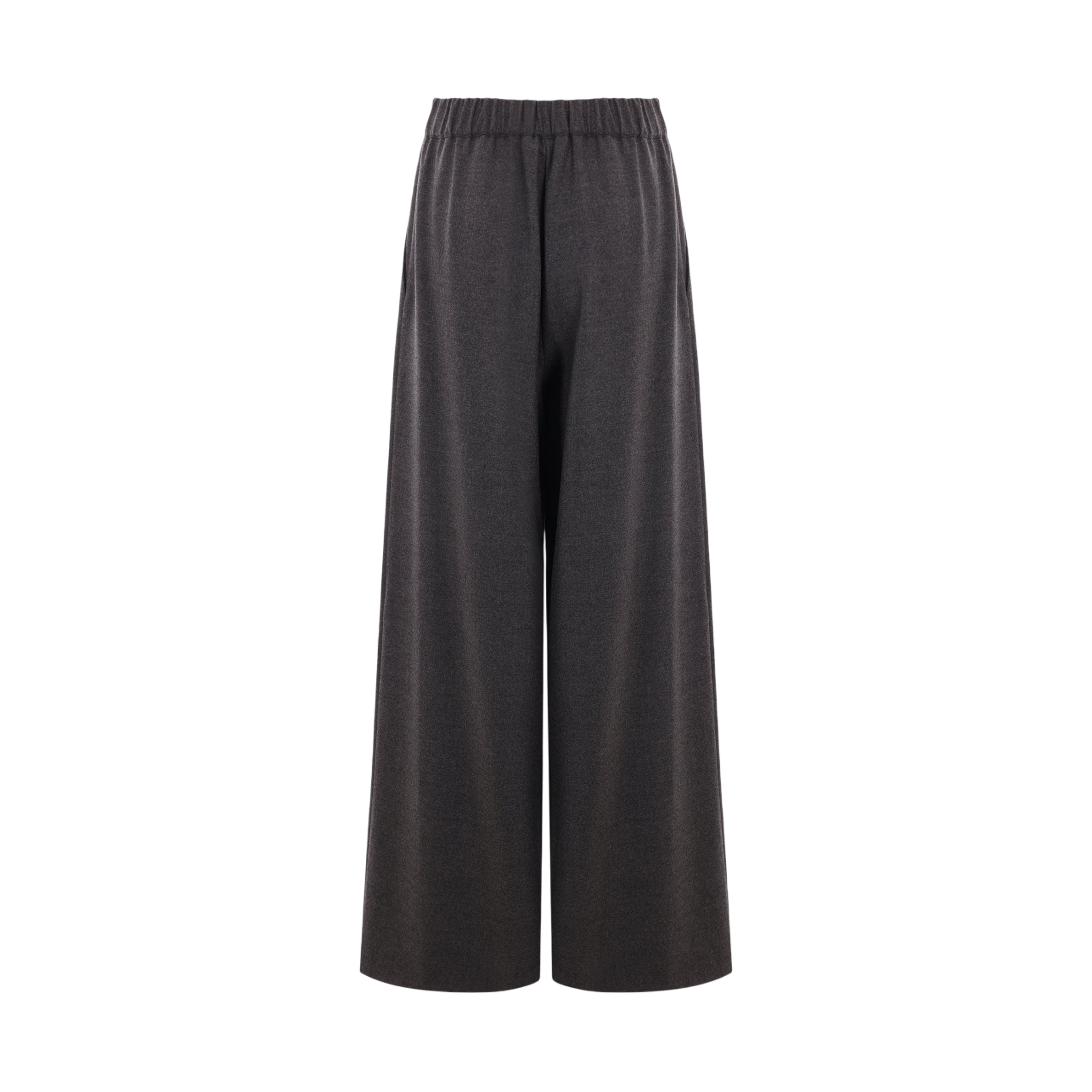 Wide-leg Wool Trousers-DUSAN-JOHN JULIA