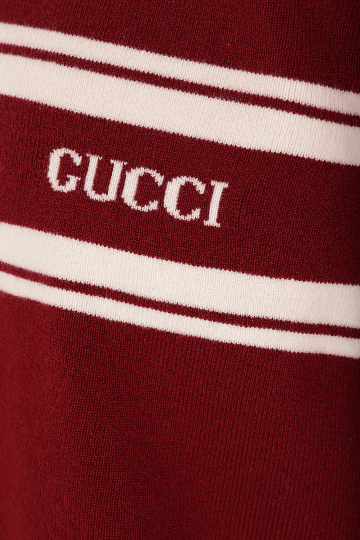 Wool And Cashmere Logo-GUCCI-JOHN JULIA