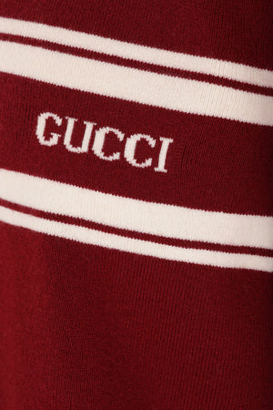 Wool And Cashmere Logo-GUCCI-JOHN JULIA