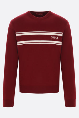 Wool And Cashmere Logo-GUCCI-JOHN JULIA