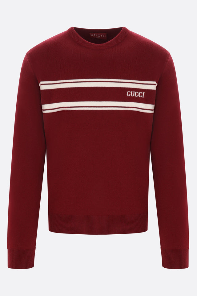 Wool And Cashmere Logo-GUCCI-JOHN JULIA