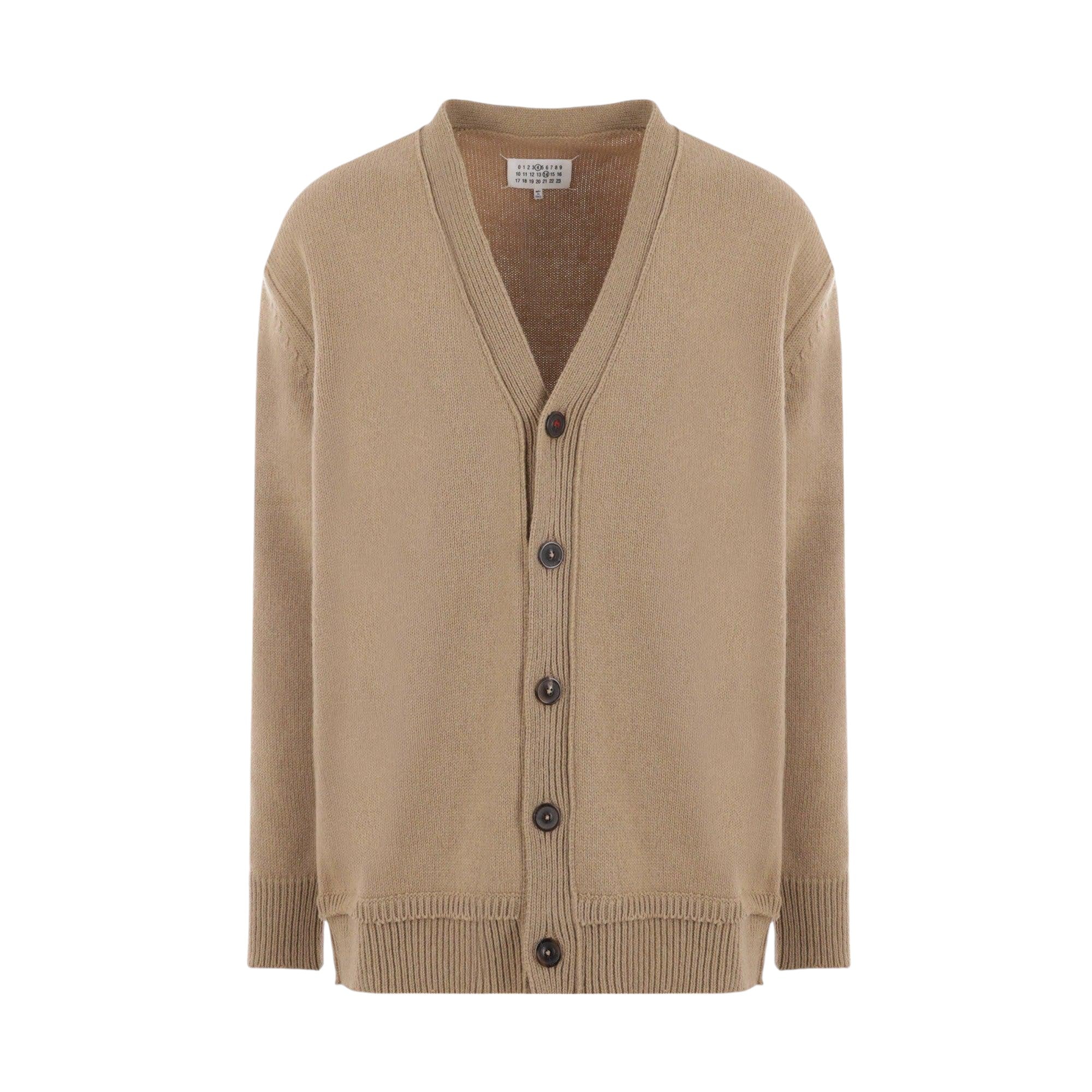 Wool and Linen Cardigan-MAISON MARGIELA-JOHN JULIA