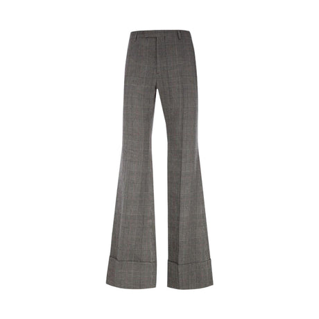 Wool and Linen Flare Pants-GUCCI-JOHN JULIA