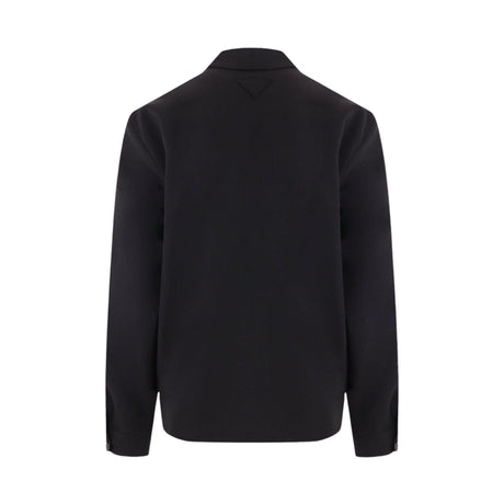 Wool and Mohair Overshirt-PRADA-JOHN JULIA