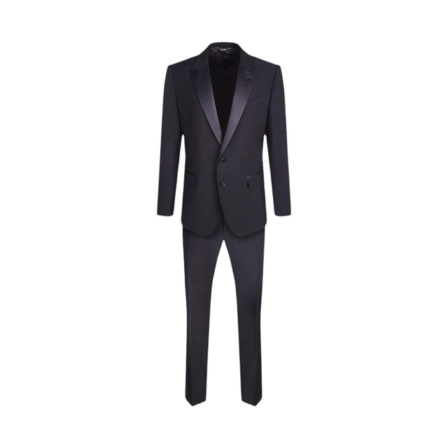 Wool and Silk Three-piece Tuxedo Suit-DOLCE & GABBANA-JOHN JULIA