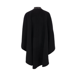 Wool Asymmetric Cape-CHLOÉ-JOHN JULIA