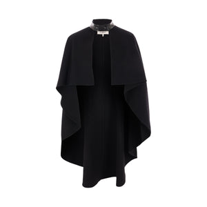 Wool Asymmetric Cape-CHLOÉ-JOHN JULIA