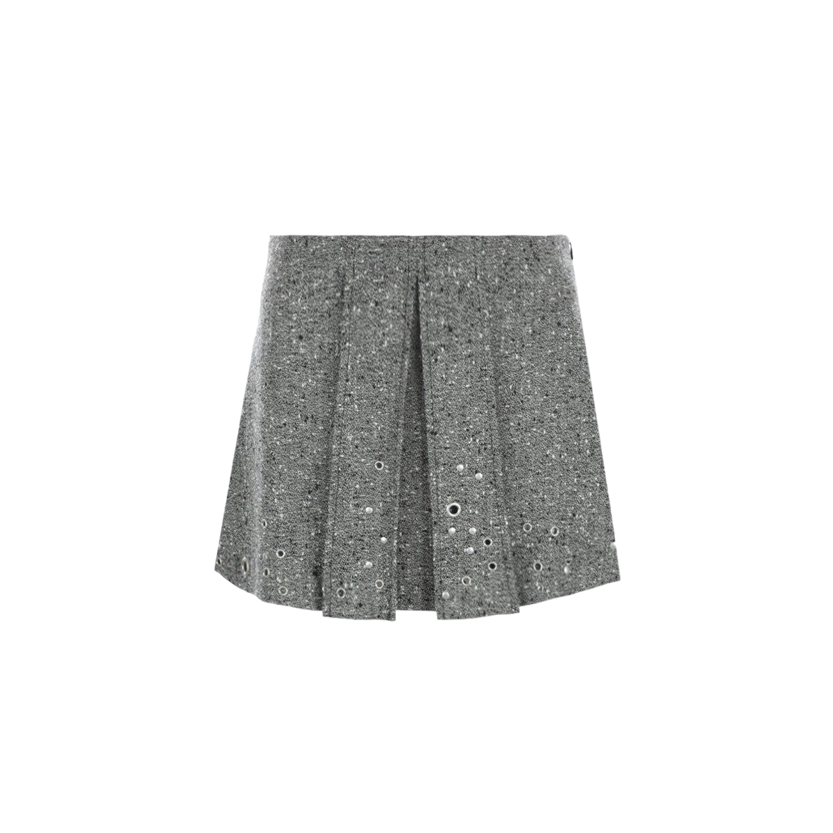 Wool Blend A-line Miniskirt-DURAZZI MILANO-JOHN JULIA