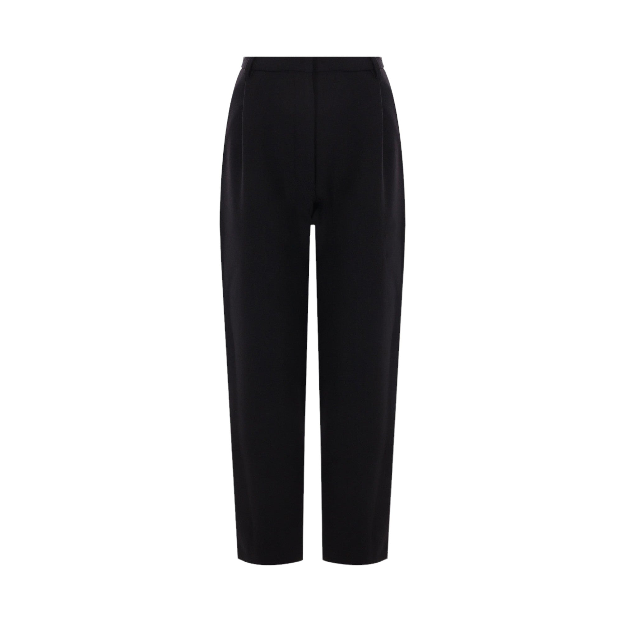 Wool Blend Curved-leg Pants-ALAÏA-JOHN JULIA