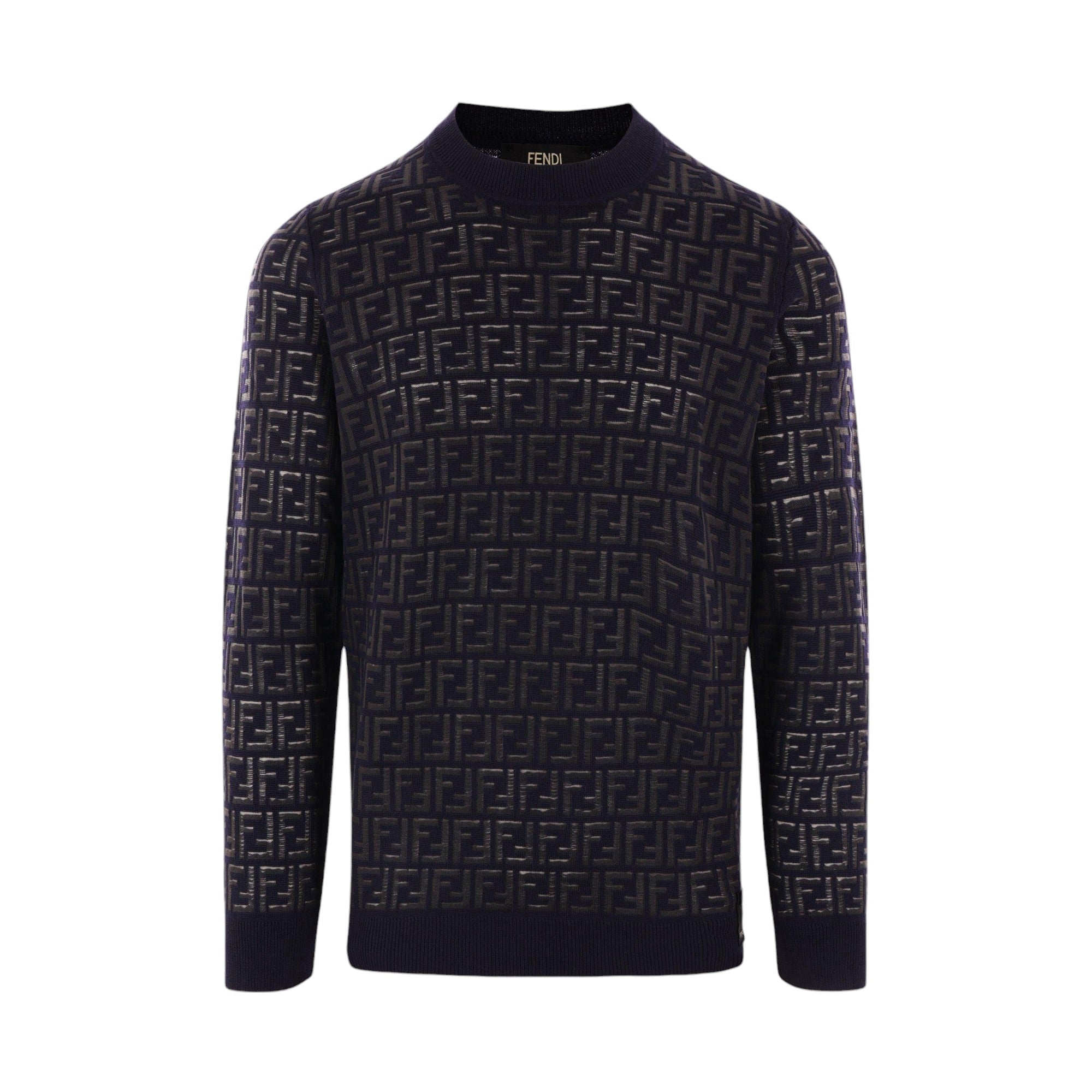 Wool Blend FF Sweater-FENDI-JOHN JULIA