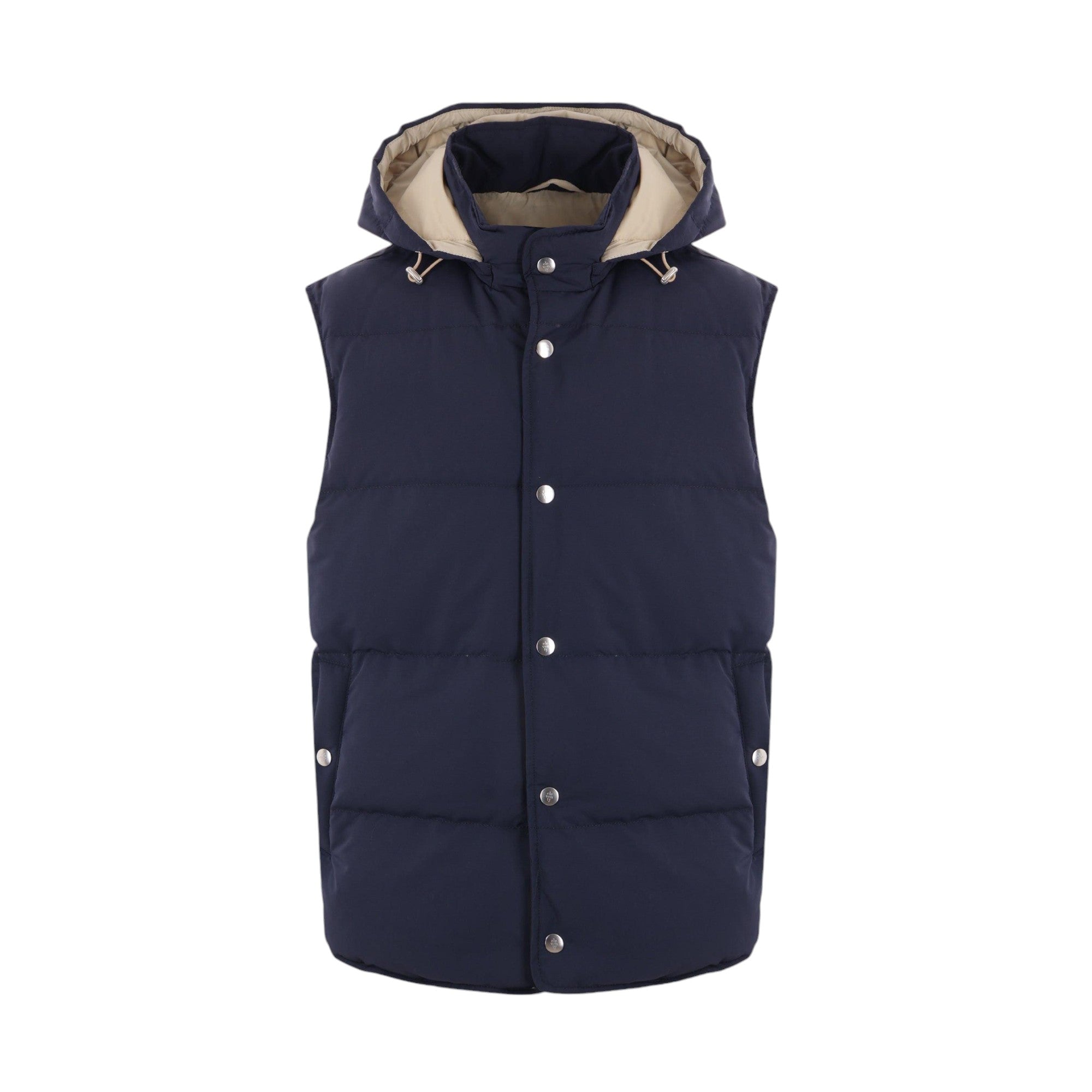 Wool Blend Sleeveless Down Jacket-ELEVENTY-JOHN JULIA