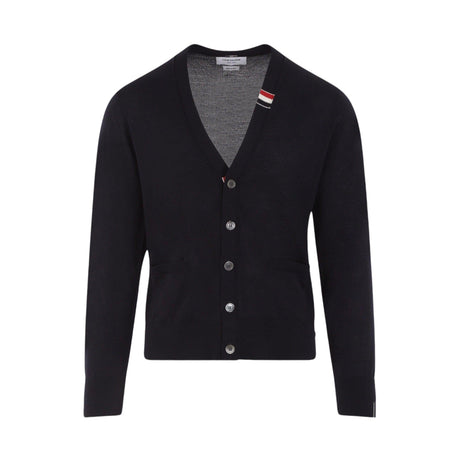 Wool Cardigan-THOM BROWNE-JOHN JULIA