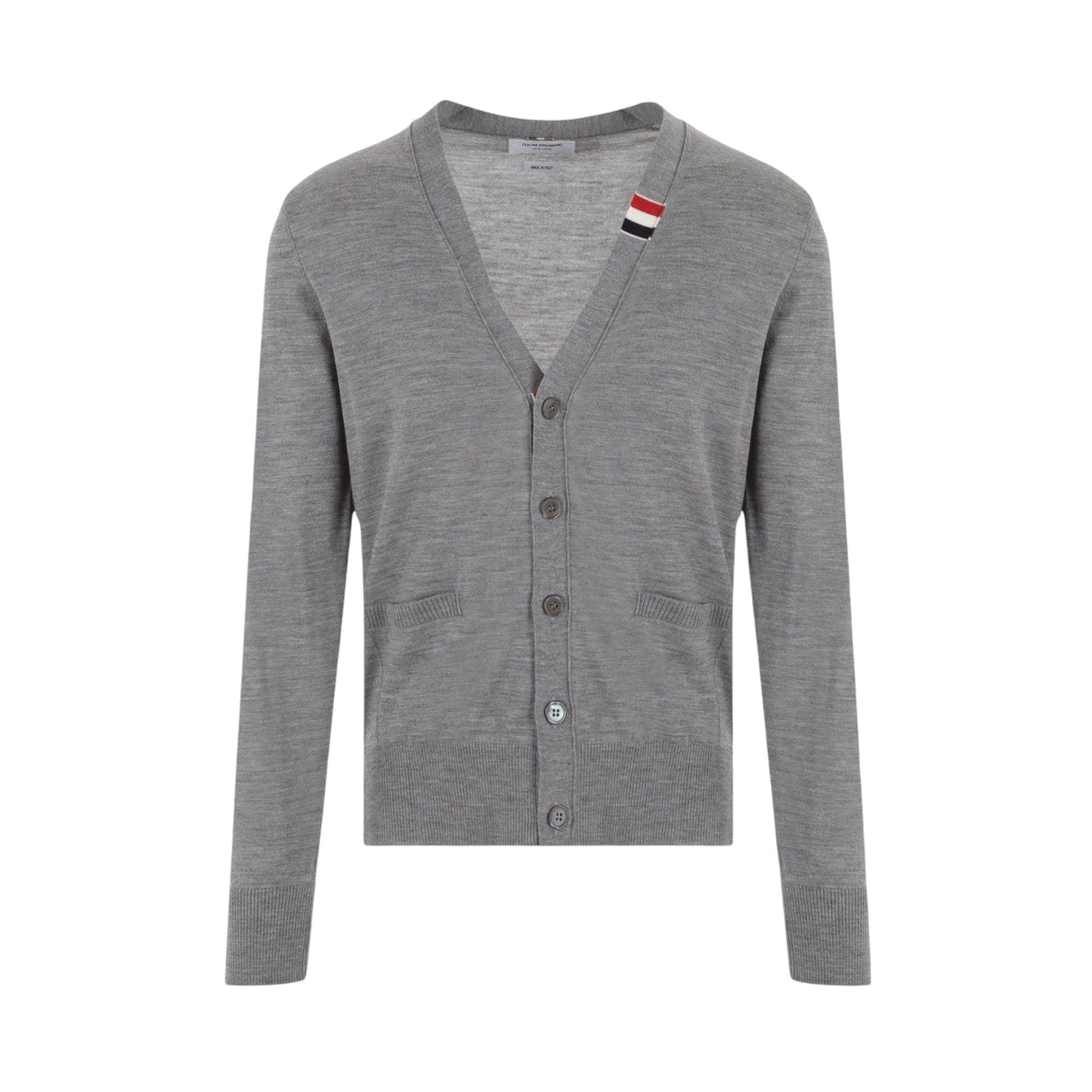 Wool Cardigan-THOM BROWNE-JOHN JULIA