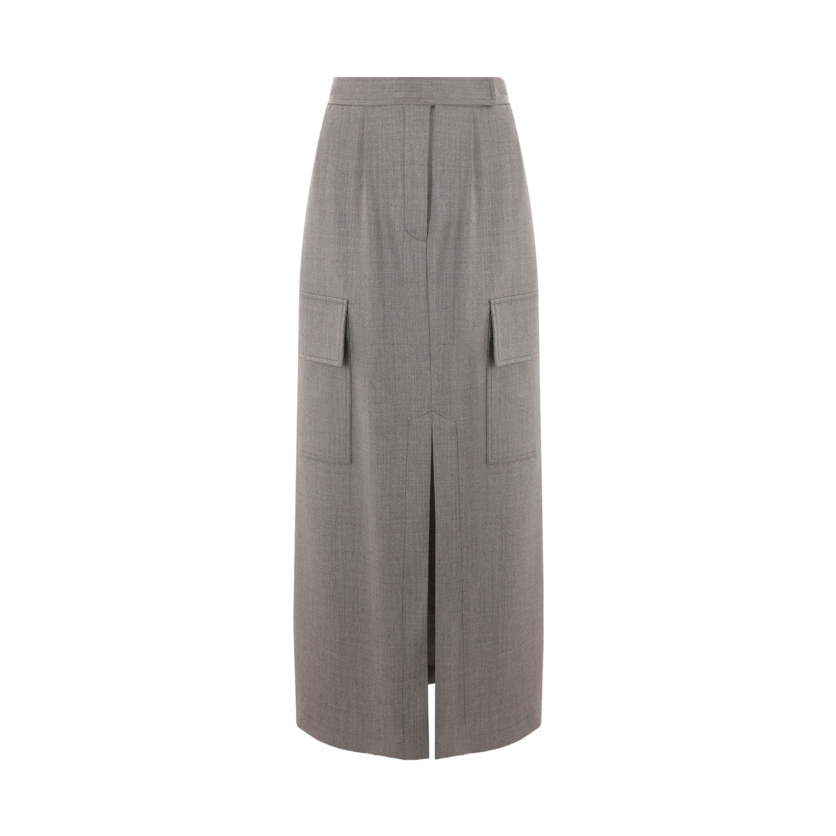 Wool Cargo Skirt-CRIDA-JOHN JULIA