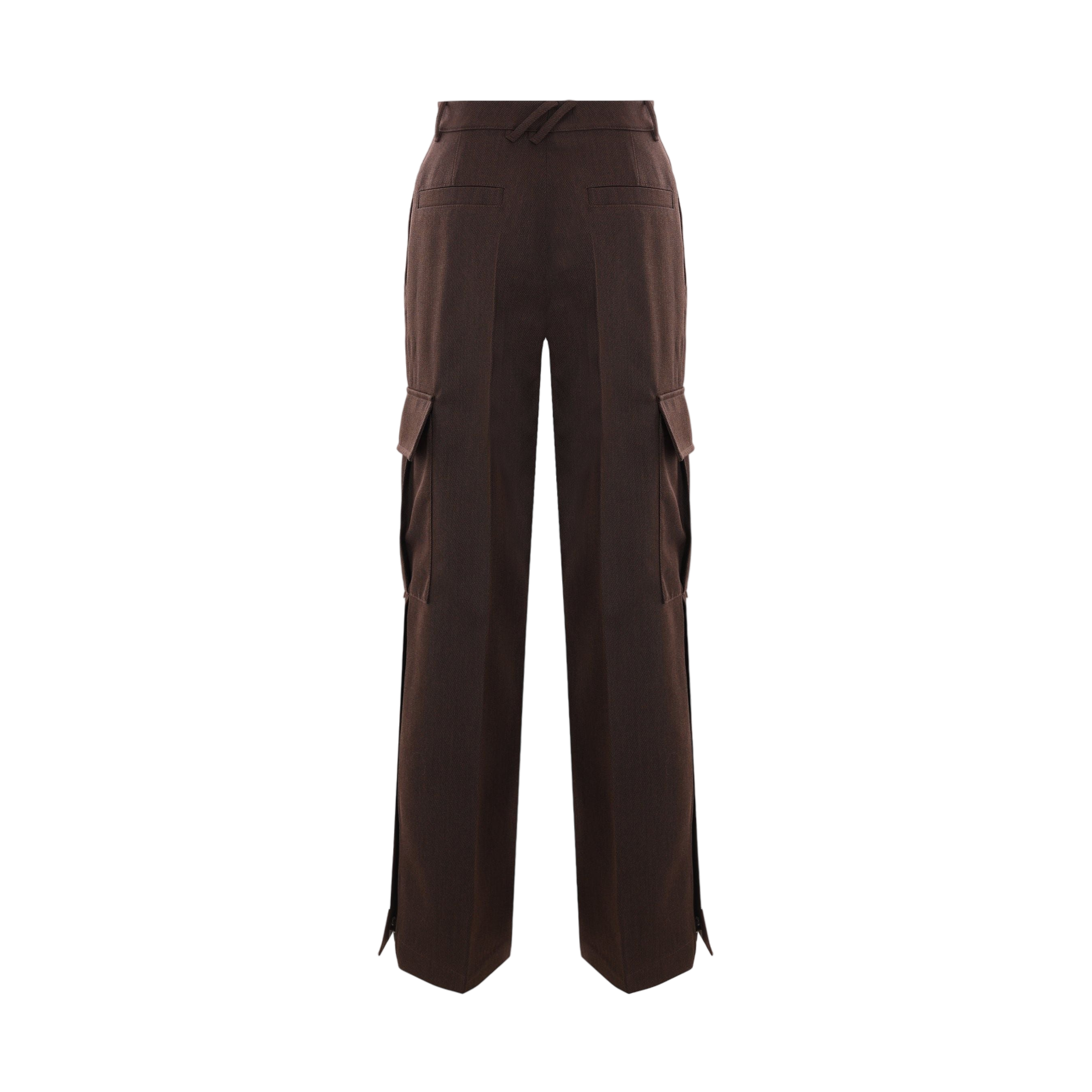 Wool Cargo Trousers-BURBERRY-JOHN JULIA