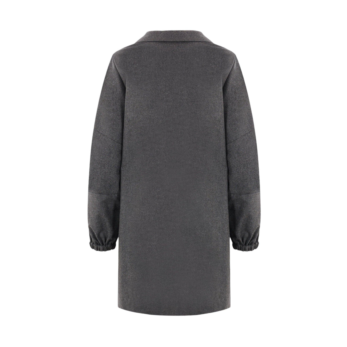 Wool Cashmere Shirt Dress-BRUNELLO CUCINELLI-JOHN JULIA