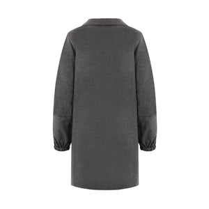 Wool Cashmere Shirt Dress-BRUNELLO CUCINELLI-JOHN JULIA