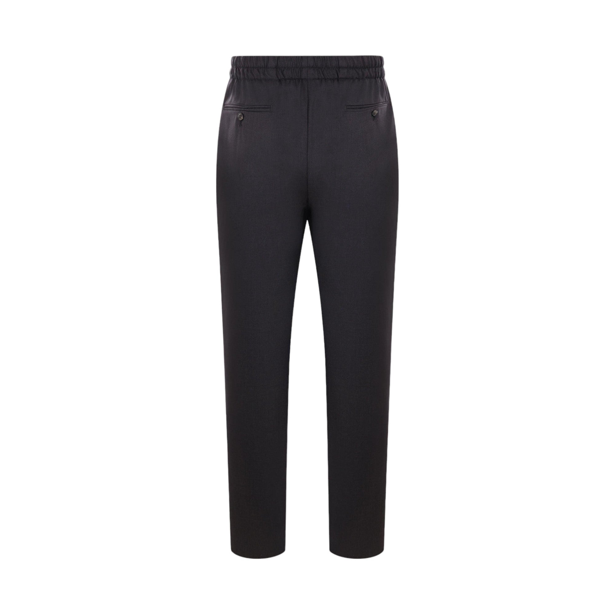 Wool Cashmere Straight-leg Trousers-GIORGIO ARMANI-JOHN JULIA