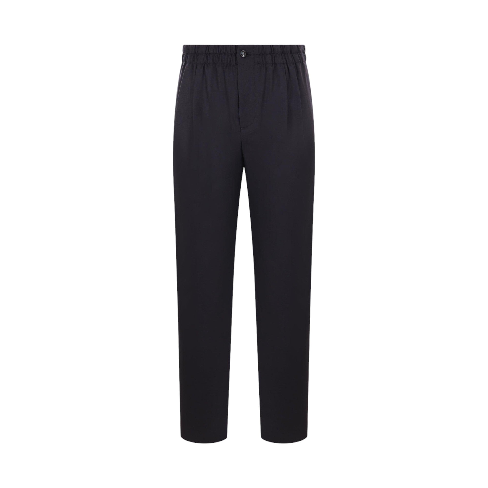 Wool Cashmere Straight-leg Trousers-GIORGIO ARMANI-JOHN JULIA