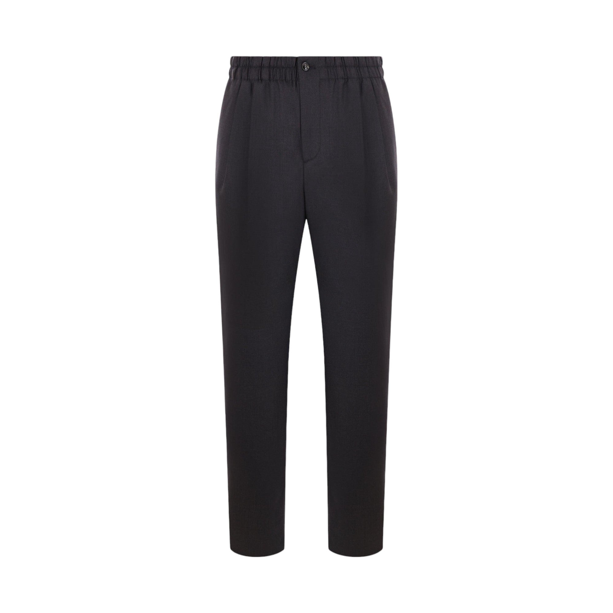 Wool Cashmere Straight-leg Trousers-GIORGIO ARMANI-JOHN JULIA