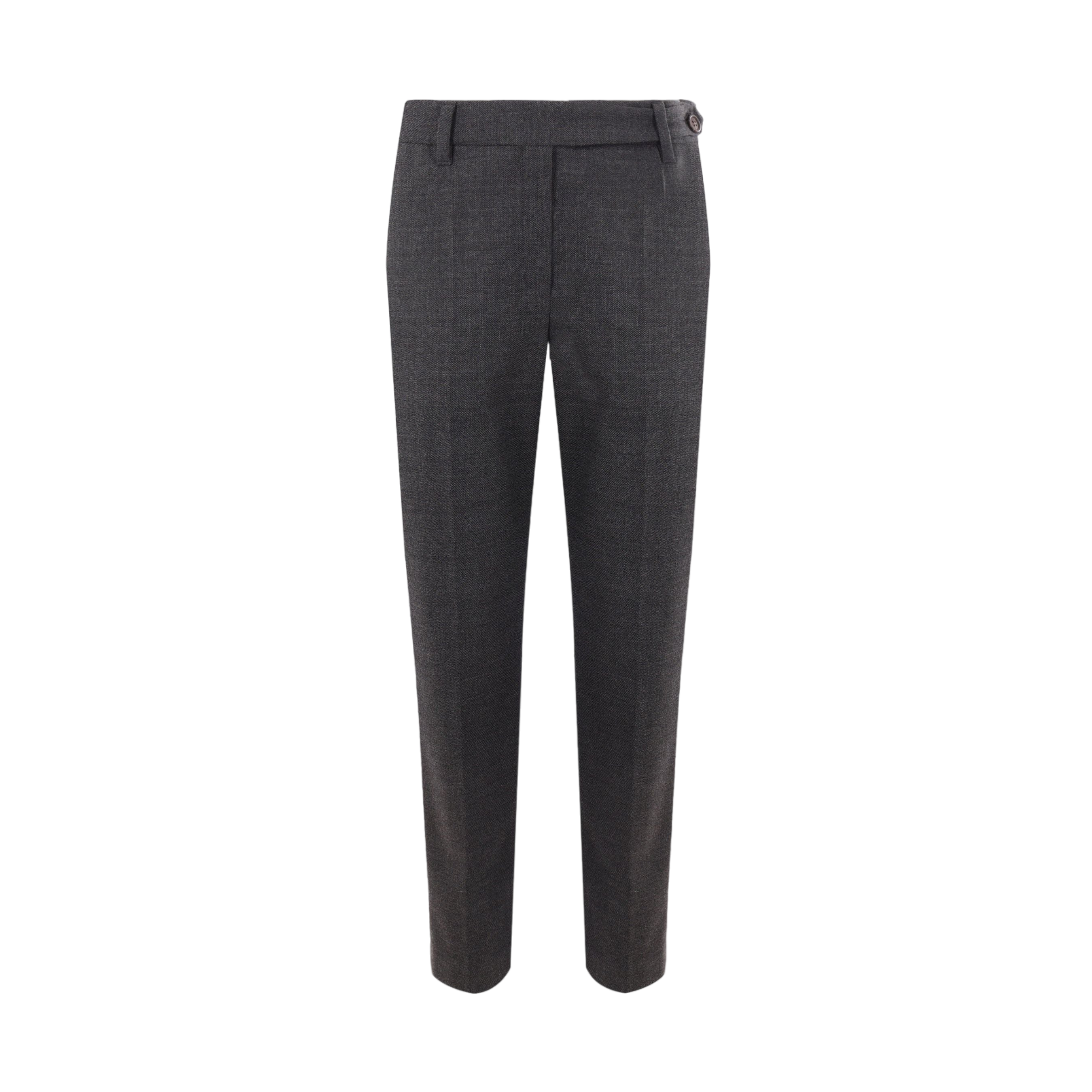 Wool Cigarette Trousers-BRUNELLO CUCINELLI-JOHN JULIA